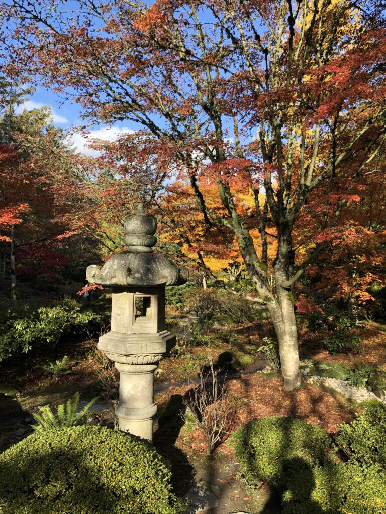 Seattle Japanese Garden stone lamp